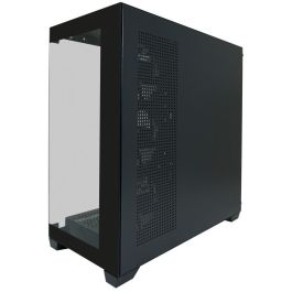 LC-Power LC-715B-ON Midi Tower PC Negra ATX/micro ATX/Mini-ITX con Ventana Lateral de Vidrio Templado y RGB para Juego
