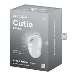 SATISFYER Cutie Heart Estimulador y Vibrador de Aire Azul para Mujer