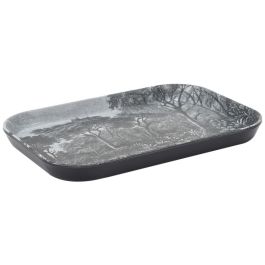 Home Deco Factory Bandeja 21x15 cm para Café y Pastas con Diseño Moderno