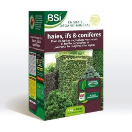 BSI - Abono órgano-mineral para setos/tejos/coníferas - Para todas las coníferas o abetos - 4 kg - Hasta 40 m² - UAB Precio: 39.49999988. SKU: B1EYXBTPTK