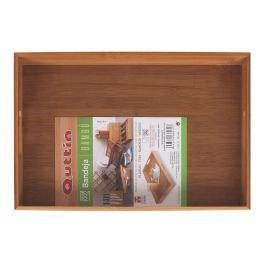 Quttin Bandeja de Bambú 40 x 27 x 4.6 cm (6 Unidades)