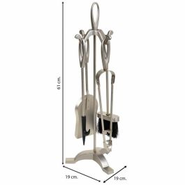 Utensilios para Chimenea Alexandra House Living Níquel Hierro 19 x 61 x 19 cm