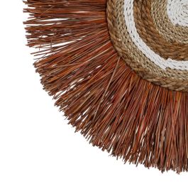 Mural Pared Fibra Natural Decoración 55 X 3 X 55 cm