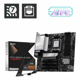 MSI 911-7E71-001 Placa Base micro ATX AMD B850 Zócalo AM5 DDR5 Wi-Fi 7 5GbE PCIe 5.0 3x M.2 para AMD Ryzen