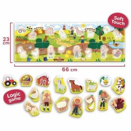 Lisciani Giochi LIS8008324105366 La Granja Puzzle Panorámico para Bebé - Desarrollo de la Lógica y Motricidad Fina
