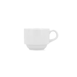 Bidasoa Taza Glacial de Porcelana Blanca 10 cL (12 Unidades) Reforzada para Hostelería, Apilable, Lavavajillas y Microondas Precio: 12.79000008. SKU: S2704973