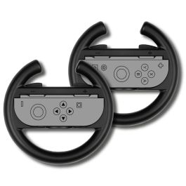 Konix Par de Volantes para Mandos Joy-Con de Nintendo Switch 2 - Negro
