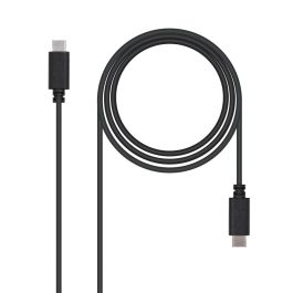 Nanocable Cable USB 2.0 3A Tipo C, carga rápida, 480Mbps, compatible Thunderbolt 3, 1m, negro