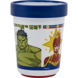 Marvel Vaso CZ11298 Premium Bicolor Antideslizante 260 mL Avengers