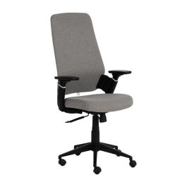 Silla de Oficina Negro Gris 67,5 x 62 x 114,5 cm