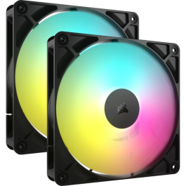 Corsair RS140 ARGB Carcasa del ordenador Ventilador 14 cm Negro 2 pieza(s) Corsair RS140 ARGB Carcasa del ordenador Ventilador 14 cm Negro 2 pieza(s)