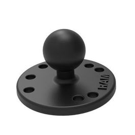 RAM Mounts RAM-B-202U Placa Redonda con Bola de Goma de 1", Plato de 2.5" con Patrón AMPS Universal Precio: 12.79000008. SKU: B135VD9YGM
