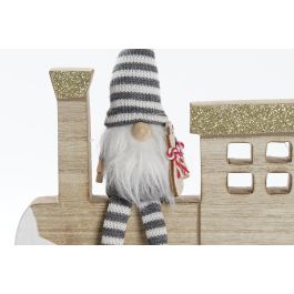 DKD Home Decor Decoración Navidad Tradicional Surtido Tren y Gnomo Pack 6 Unidades, Materiales MDF y Poliéster, Gris, Rojo, Natural DKD Home Decor Decoración Navidad Tradicional Surtido Tren y Gnomo Pack 6 Unidades, Materiales MDF y Poliéster, Gris, Rojo, Natural