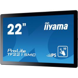 iiyama TF2215MC-B2 Monitor Táctil 21.5" Full HD IPS PCAP, IP65, Multitouch Through-Glass, Antihuellas para Kiosco/POS