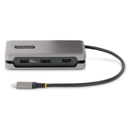 StarTech Docking Station USB-C con HDMI, DisplayPort, 4K 60Hz, 100W PD, USB 3.2, Ethernet Gigabit - Estación de Conexión Compacta