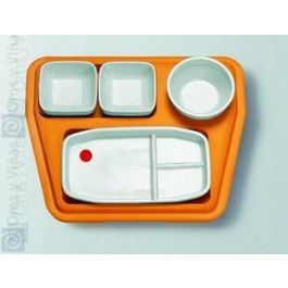 Thermoport 20 Bandeja con 3 Divisiones para Almacenaje y Transporte, Medidas 45 x 36 x 11 cm, Naranja Precio: 56.0956. SKU: B1HEQFWKZ2