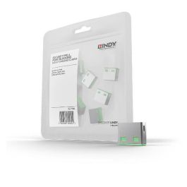 Lindy Bloqueador de Puertos USB - Seguridad Física Sin Llave - Pack de 10 Unidades Color Verde para Administración Precio: 19.89000057. SKU: B1K8KY6F97