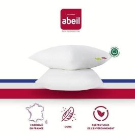 Abeil Almohadas Orgánicas Comfort (Set de 2) - Blancas 60 x 60 cm para un descanso óptimo y ecológico