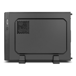 NOX Caja Sobremesa Slim LITE070 Micro-ATX con Fuente 500W, 2x USB 3.0 Negra