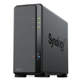 Synology DiskStation DS124 Servidor de Almacenamiento NAS Escritorio 1 GB DDR4 0 TB DiskStation Manager Negro Precio: 174.49999996. SKU: B1CCK4JFWJ