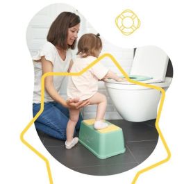 Badabulle Taburete escalonado antideslizante para niños 15 cm, soporta 60 kg, 6 zonas antideslizantes, ligero y fácil de limpiar. Badabulle Taburete escalonado antideslizante para niños 15 cm, soporta 60 kg, 6 zonas antideslizantes, ligero y fácil de limpiar.