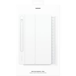 Samsung Book Cover Keyboard für Galaxy Tab S9/9 FE white