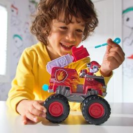 Spin Master 6069306 Vehículo Marshall Paw Patrol Rescue Wheels con Figura - Coche de Juguete con Casco para Niños +3 Años