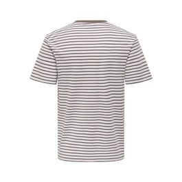 Camiseta de Manga Corta Hombre Only & Sons Onsdawson Reg Stripe Marrón claro L