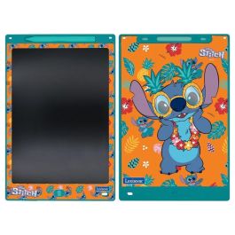 LEXIBOOK Tablet de Dibujo Stitch Disney con 6 Plantillas y Pantalla de 28cm para Dibujar Letras y Héroes, Lápiz Óptico