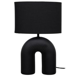 Home Deco Factory Lámpara Archi Cerámica Negra Colección Lounge Precio: 23.89000042. SKU: B1GJDDTHQ5