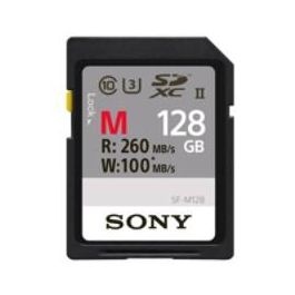 Sony XC M series 128GB SDXC UHS-II Clase 10 U3 V60 - Tarjeta de Memoria 260MB/s Lectura 100MB/s Escritura Precio: 100.79000041. SKU: B1CSEMFZS8