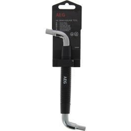 Aeg Llave de Drenaje Doble Cuadrada 8-10mm con Mango Ergonómico de Goma Antideslizante