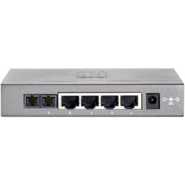 Level One FEU-0511 Switch 4x FE 1x SC Multimodo Fibra Metálica