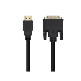 Aisens Cable DVI a HDMI DVI18+1-M a HDMI A-M Negro 1,8M