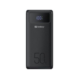 Sandberg Powerbank Batería Externa 50000mAh USB-C PD 130W Compatible con USB-A, Carga Rápida Portátiles y Móviles, Lámpara Integrada