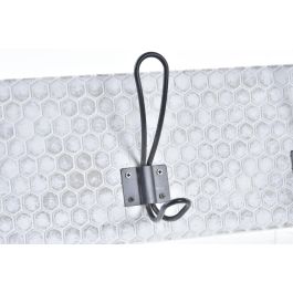 Perchero Pared Urban DKD Home Decor Blanco Negro 7 x 18 x 40 cm (4 Unidades) Perchero Pared Urban DKD Home Decor Blanco Negro 7 x 18 x 40 cm (4 Unidades)