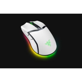 Razer Ratón Cobra Pro Blanco RZ01-04660200-R3G1 - Diseño Liviano, Sensor Óptico 30K, Chroma RGB, HyperSpeed Wireless