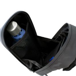 Coolbox Bolsa Impermeable Rígida para Patinete Eléctrico - Mochila con Cremallera Estanca Negra, EVA/Poliéster