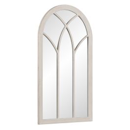 Espejo Ventana Blanco Envejecido 80 X 3,50 X 140 cm