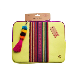 Wondee Funda Portátil Universal 12 Pulgadas Limonada Acolchada Cremallera Estilo Arte Autenticidad Ligera Protectora Compatible Vam Vam