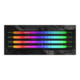 Patriot PVSR416G320C8K Viper Steel RGB DDR4 16GB (2x8GB) 3200MHz CL18 DIMM Memoria RAM con Intel XMP 2.0