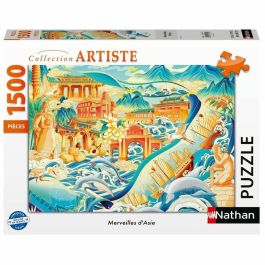 Nathan Editions 016182 - Rompecabezas de 1500 piezas - Las maravillas de Asia