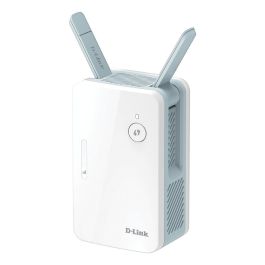 D-Link E15 Extensor de Rango Wi-Fi Mesh AX1500 Wi-Fi 6 con IA, Optimización Automática para 4K Streaming y Gaming, sin Zonas Muertas