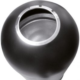 PROBBAX - OD-3352-BLA - Papelera de cúpula abierta 56 L - 38 cm Ø x 88 cm de alto - Negro