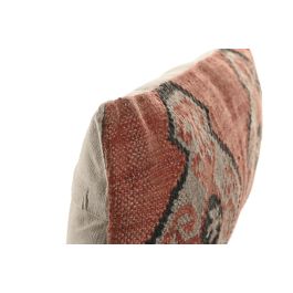 DKD Home Decor Cojin Boho Rojo Negro Kilim Polyester Lana Yute 85 x 30 cm (2 Unidades)