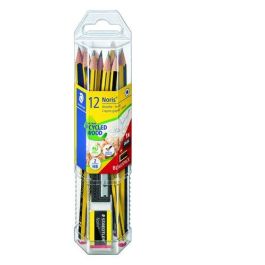 Staedtler Lápices de Grafito Noris N.2 HB, Blíster Promocional 120 Aniversario, 12 Unidades con Afilalápiz y Goma Precio: 5.89000049. SKU: B1CM7ETC3D