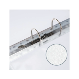 Funda multitaladro Leitz con fuelle DIN A4, 170 mc, cristal, pack 10 unidades