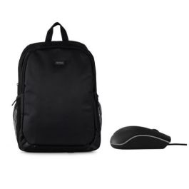 Nilox NXBKM010 Pack Mochila Portátil 15.6" y Ratón USB Negro Precio: 13.50000025. SKU: B1KMK7MVB5
