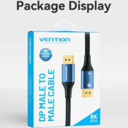 Vention HCELH Cable DisplayPort Macho a Macho 8K 2m Azul