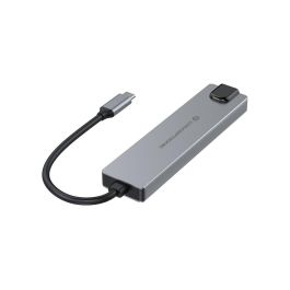 Conceptronic DONN29G Docking Station USB-C Gris, 4K 60Hz, USB 3.2 Gen 2, HDMI 2.0, Gigabit Ethernet